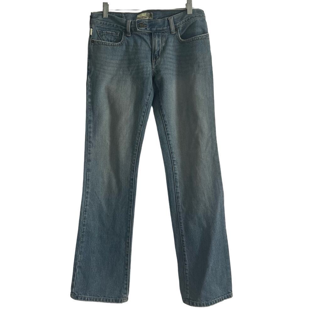 Vintage Hollister HCO Woman’s Wide Leg Light Wash Denim Low Rise Jeans-‎ Size 5